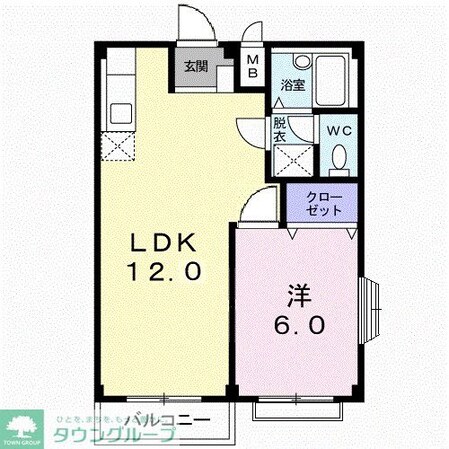 エルディム鈴木の物件間取画像